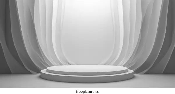 Abstract Modern Product Display Stage