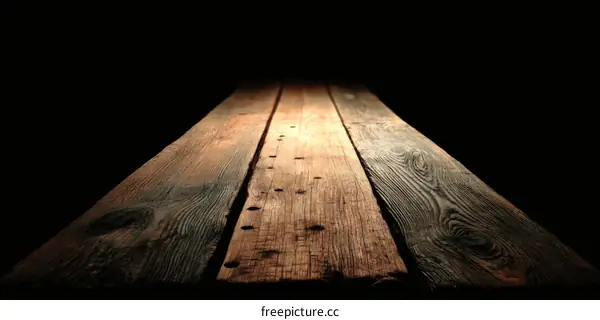 Vintage Wooden Table Top Background Image