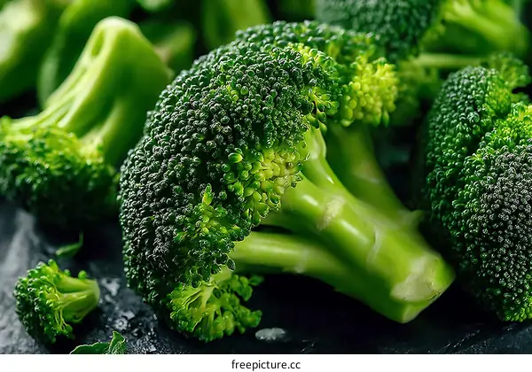 Fresh Broccoli Close-up