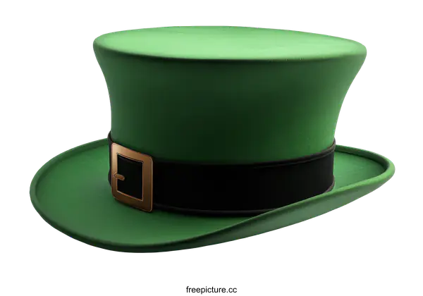 [Transparent Background PNG]Irish Leprechaun Top Hat Illustration