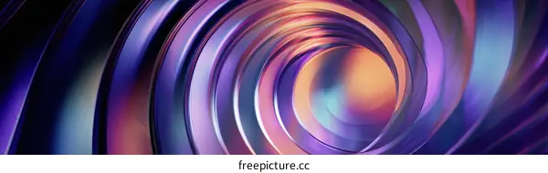 Abstract Colorful Circular Design