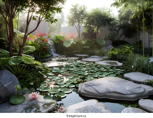 A Modern Courtyard Design