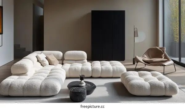 Modern Minimalist Living Room Furniture Set