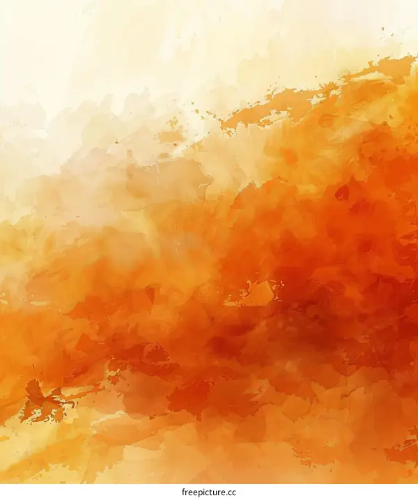 Hand-Painted Watercolor Illustration Abstract