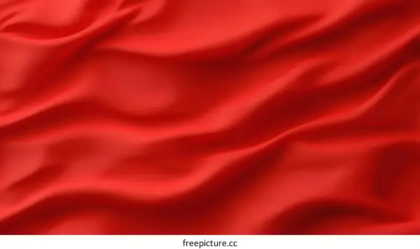 Red Fabric Texture Close Up