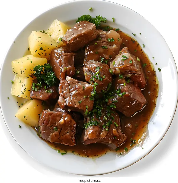 Beef stew with potatoes