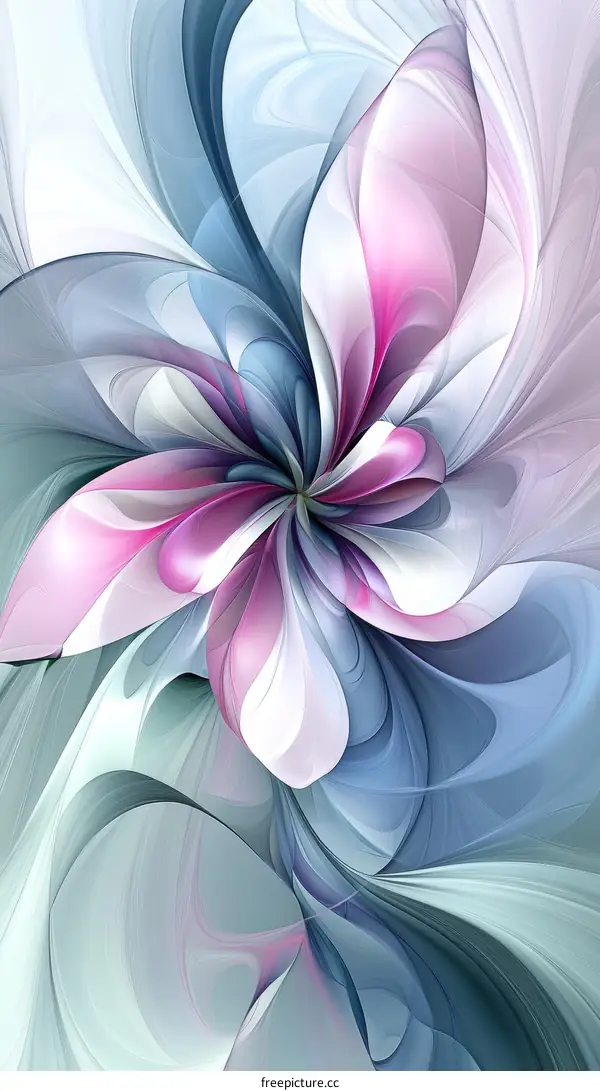 Abstract Flower Art Illustration Design