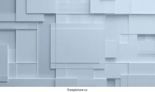 Abstract Geometric Shapes Composition