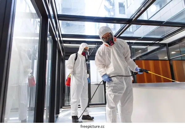 Commercial Building Cleaning and Disinfection