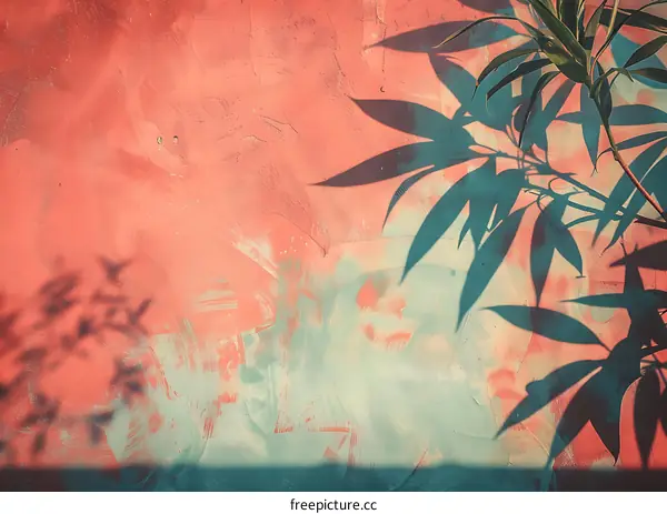 Shadow of Leaves on a Wall