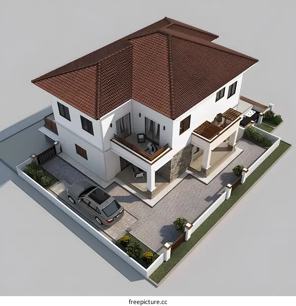 Modern Two Story House Architectural Design