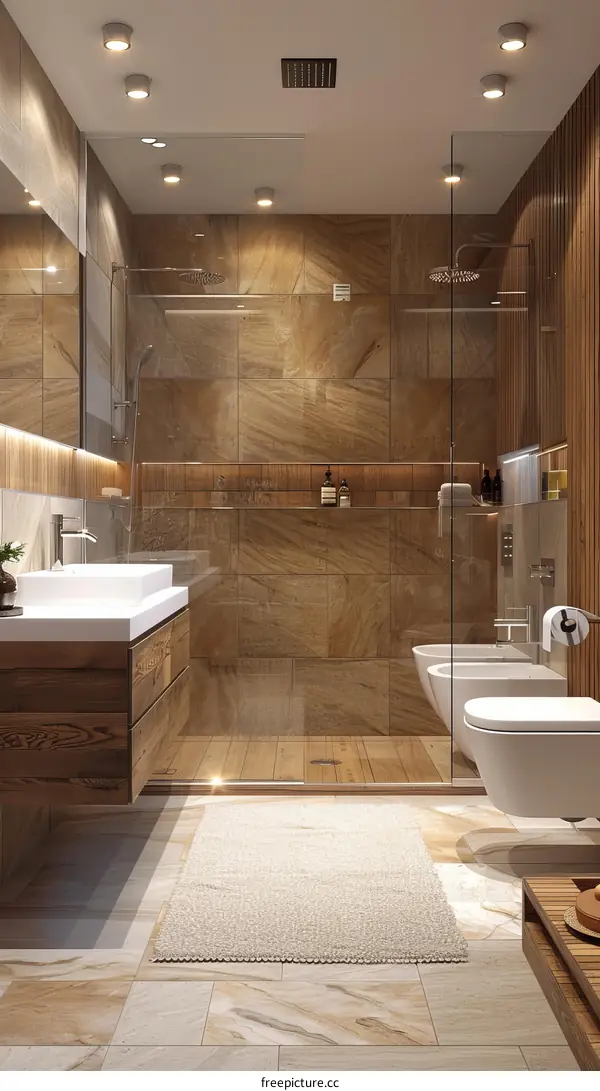 Modern Luxury Bathroom Design Interior