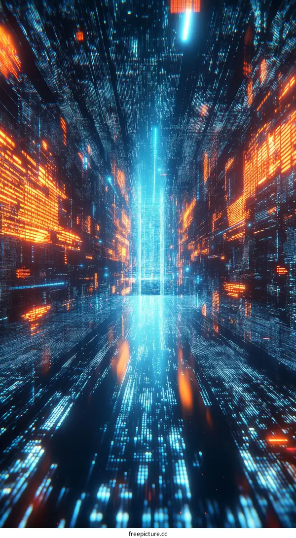 Digital Futuristic Cityscape