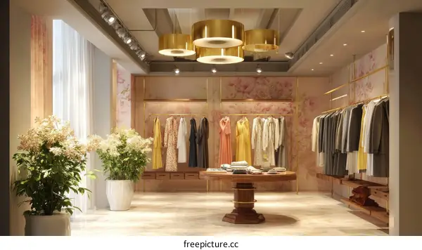 Modern Fashion Boutique Interior Design
