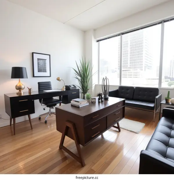 Modern Office with City View