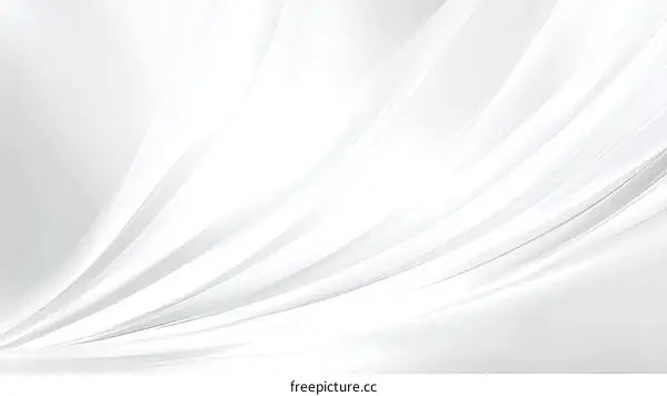 Abstract White Flowing Lines Background Design