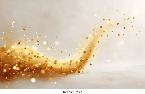 Golden Glitter Sparkling Background