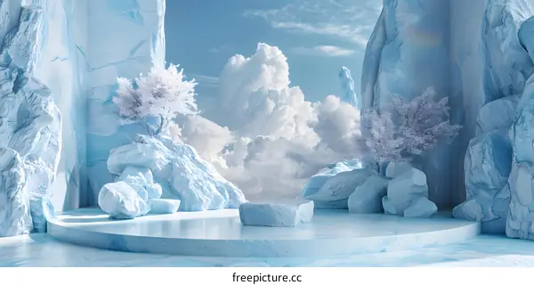 Cherry Blossoms on the Glacier