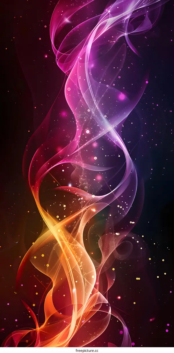 Colorful smoke background