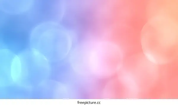 Abstract Pastel Colors Blurred Background