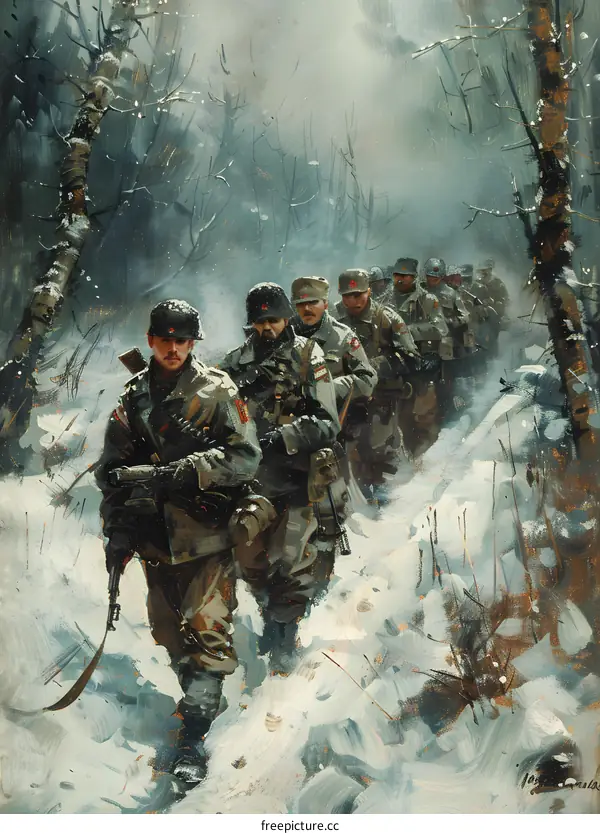 Winter Soldiers in the Forest