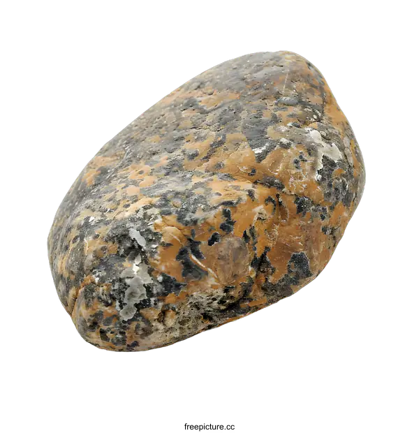 [Transparent Background PNG]Close Up of a Large Grey and Brown Rock