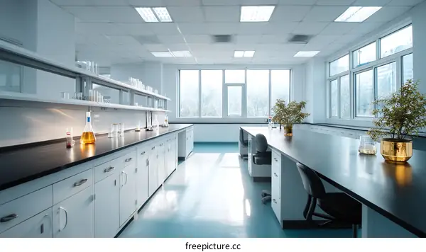 Modern Laboratory with Ample Natural Light