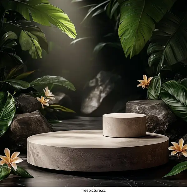 Tropical Botanical Display Pod Display