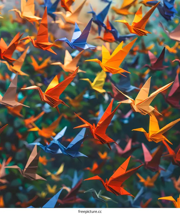 origami birds