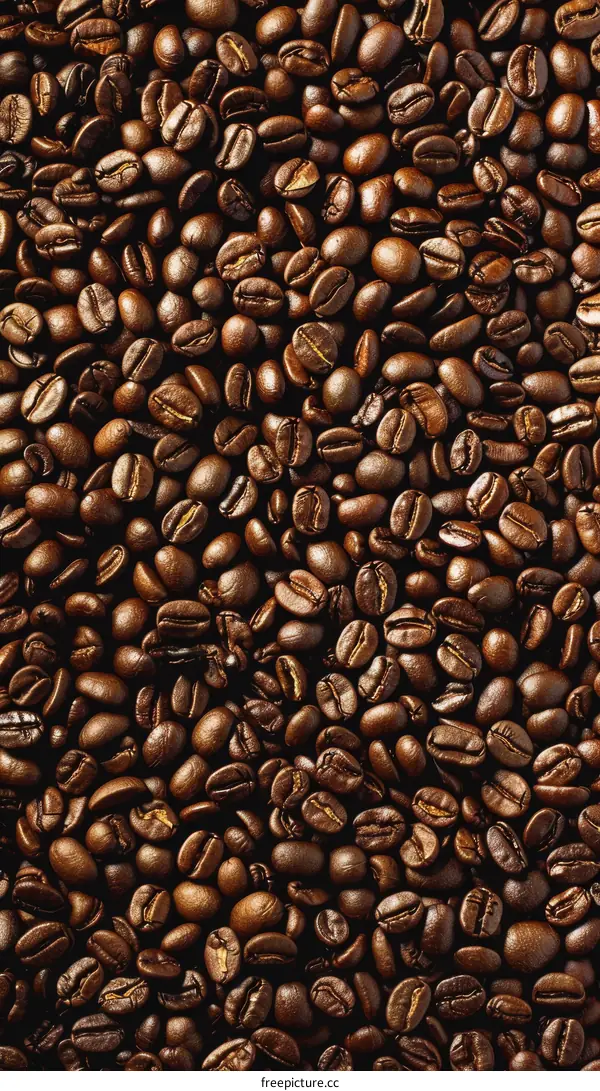 Close-up Photograph of Roasted Coffee Beans