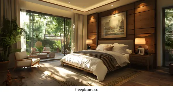 Bedroom with Balcony
