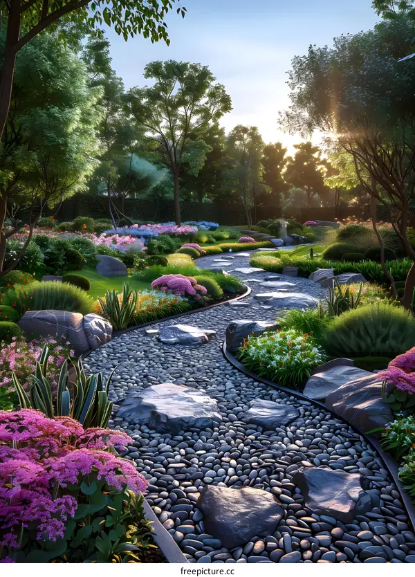 Garden landscape design renderings