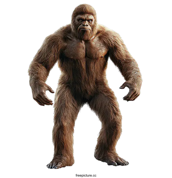 [Transparent Background PNG]Gigantic Furry Creature Illustration