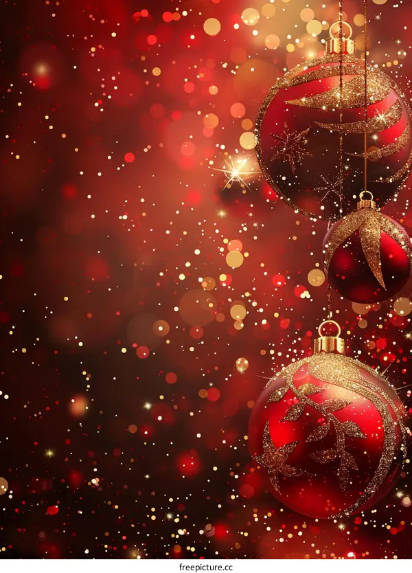 Christmas Decorations in Red