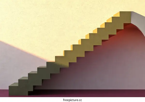 Abstract Interior Staircase Design