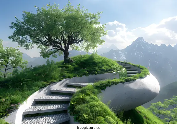 Spiral Staircase to Nature