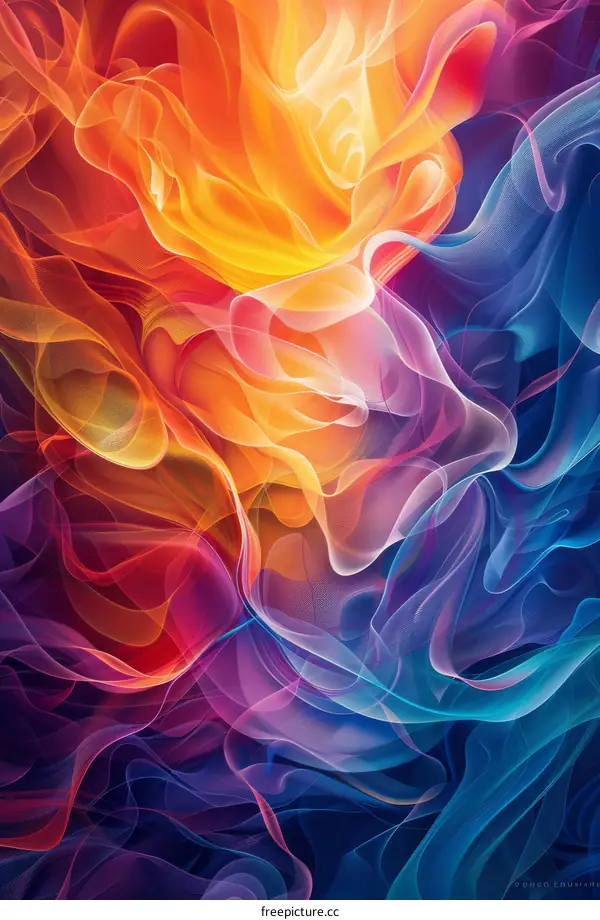 Colorful abstract painting