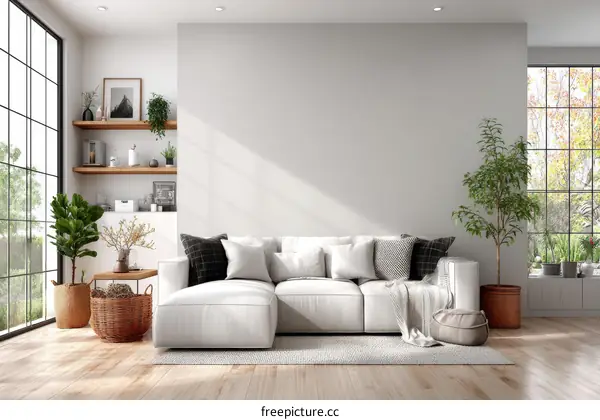 Modern Minimalist Living Room Interior Design