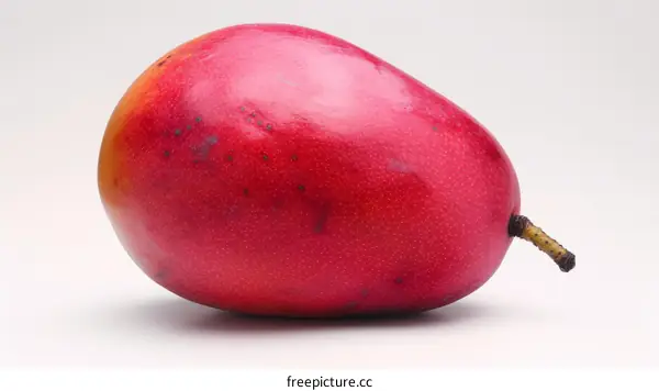 Single red mango