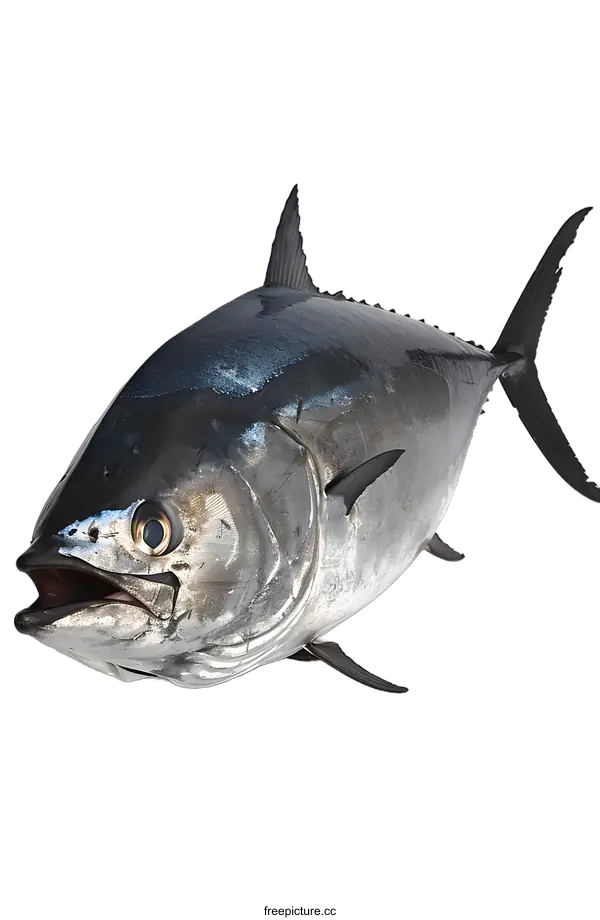 [Transparent Background PNG]A large tuna fish on a white background