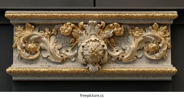 Ornate Decorative Architectural Trim Detail
