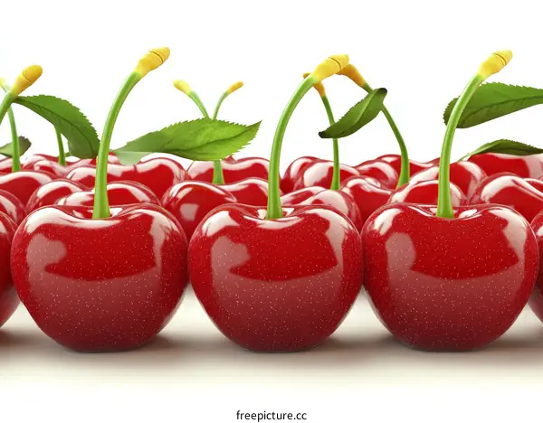 Close-up Image of Fresh Cherries