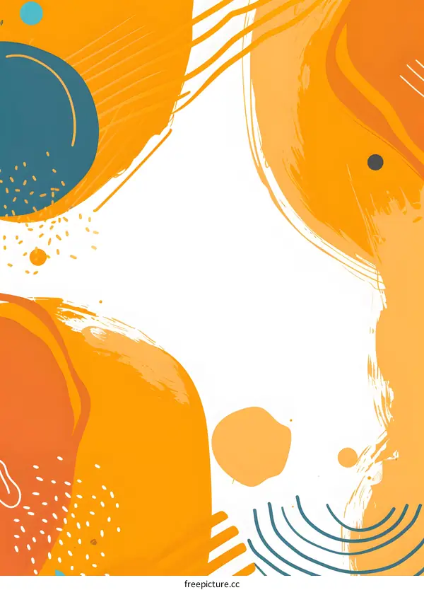 Abstract Shapes and Lines Art Background