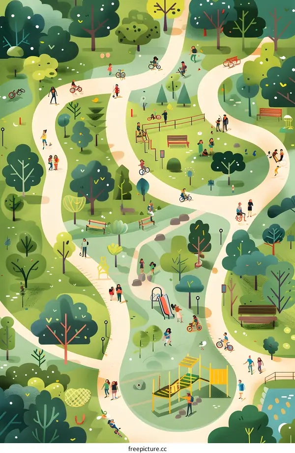 Summertime Fun at the Park With Children and Adults