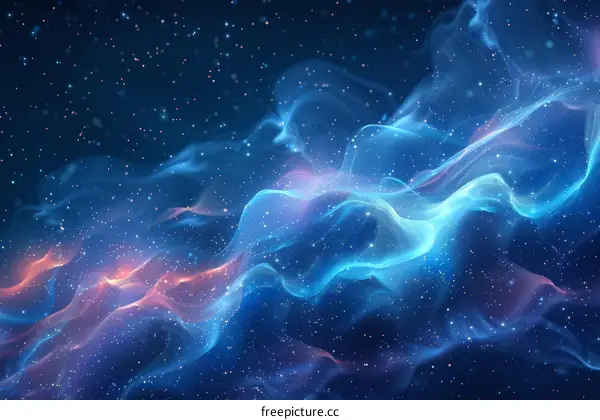 Colorful Nebula in Deep Space