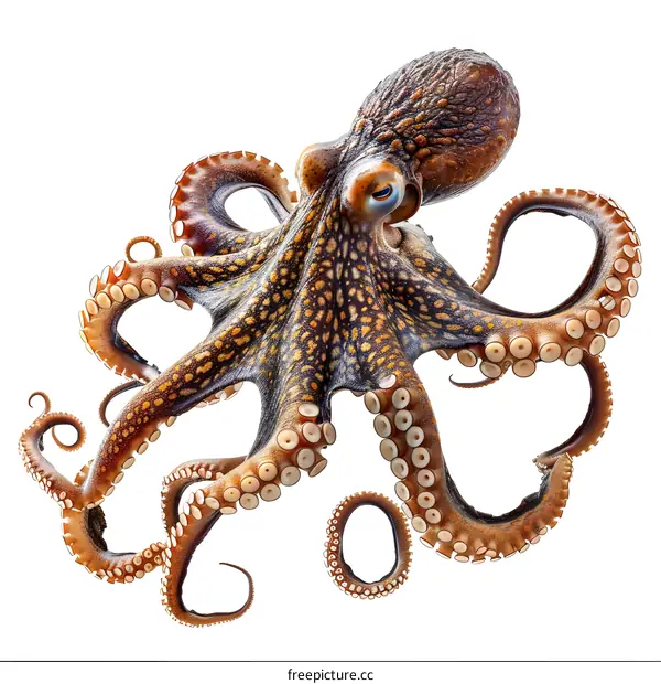 Close up of an octopus