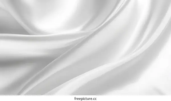 Elegant White Silk Fabric Texture