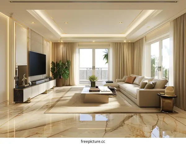 Modern Luxury Living Room Interior Design