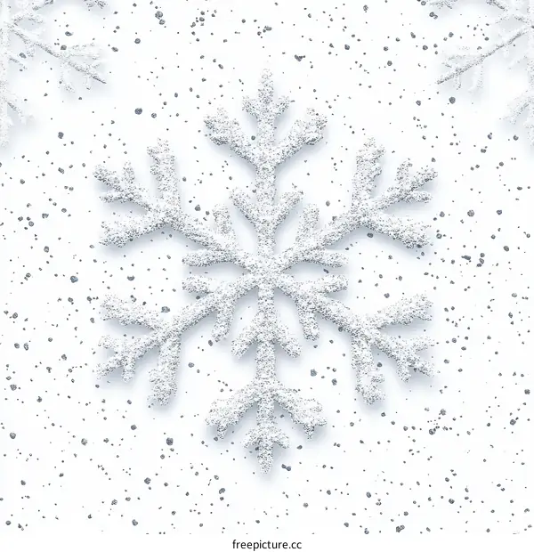 Elegant Winter Snowflake Pattern Design