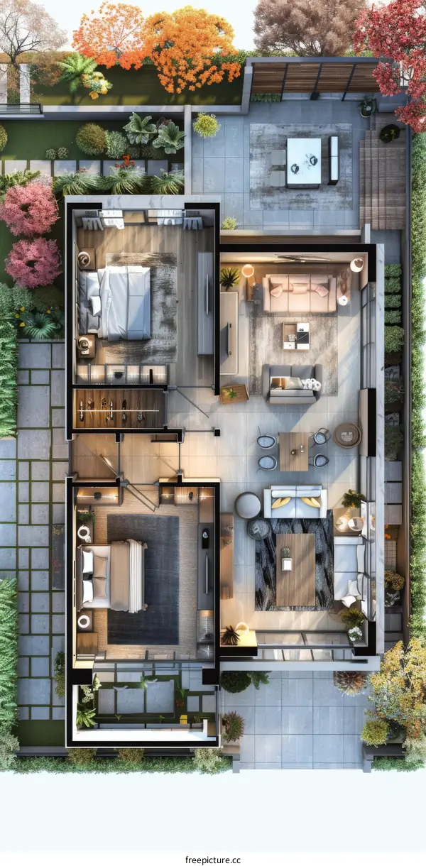 Modern House Floor Plan Design